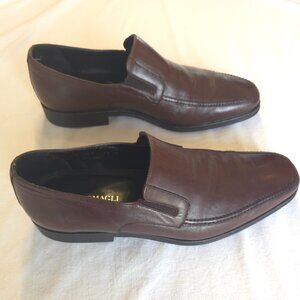 Brunomagli dark brown leather "Raging" loafer size 9 1/2 M